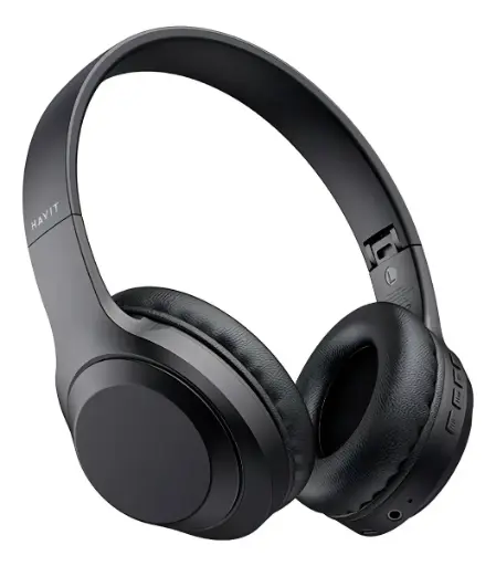 Auriculares Inalambricos Bluetooth Havit H628bt Vincha Fm Sd Color Negro